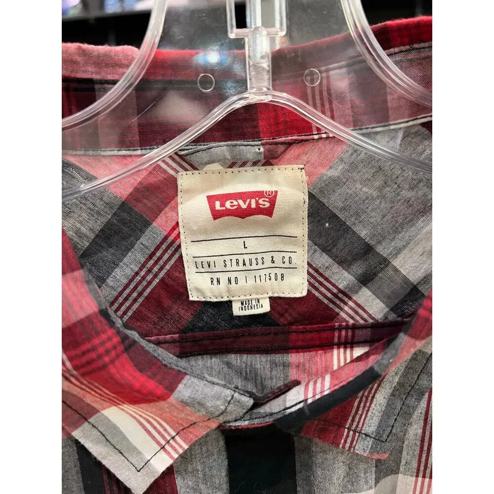 Levi’s Button Up Dress Shirt Sz L